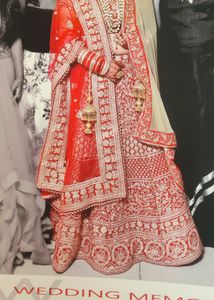 Stunning Bridal Lehenga With 2 Dupattas