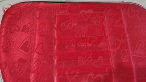 Red Textured venety beg