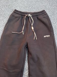 Comfortable Brown Wide-Leg Sweatpants
