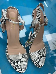 Snakeskin Stiletto Heels