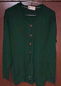 Classic V-Neck Button-Up Cardigan