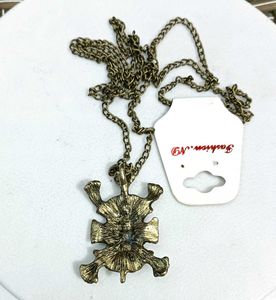 Vintage Turtle Pendant Necklace