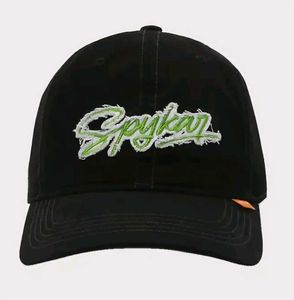 Spykar Men's Streetwear Cotton Baseball Black Cap