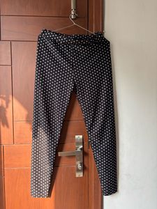 Polka Dot Black Pants