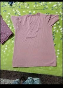 Cute Pink T-Shirt and Pants Set