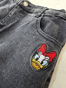 Cute Daisy Duck Denim Skirt