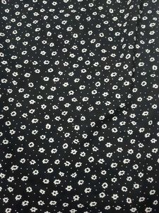 Chic Black &amp; White Polka Dot Maxi Skirt