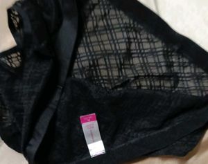 Elegant Black Lace Briefs