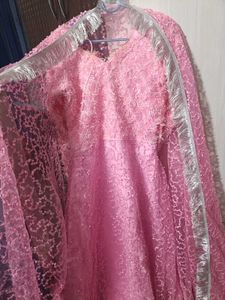 Pink Embroidered Salwar Suit