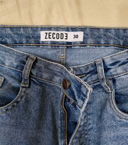 Blue Denim Bootcut Jeans