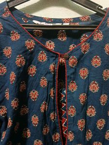 Blue Printed Kurta