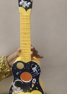 Kids Space-Themed Toy Guitar