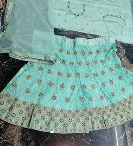 Unstitched Lehnga Choli With Dupatta