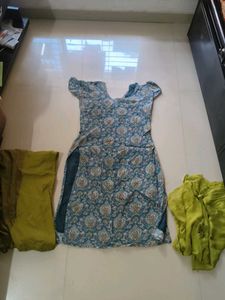 Beautiful Blue Kurta Set with Dupatta