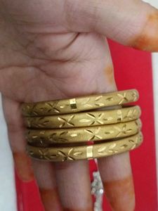 Ornate Anklets with Colorful Stones and bangles co