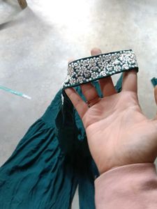 Stylish Green Ethnic Dress