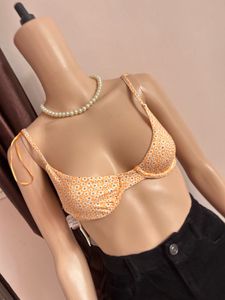 Daisy Print Bikini Top