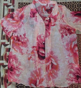 Floral Print Collared Shirt❤️❤️❤️