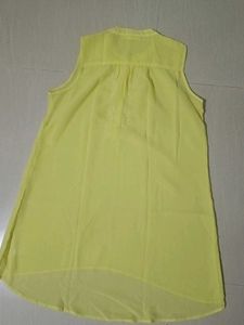 Yellow Sleeveless Top