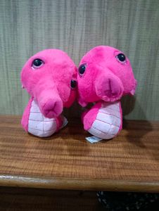 Adorable Pink Seahorse Plush Toy