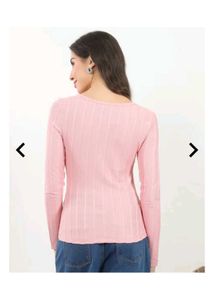 buttoned fitted top
