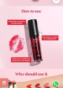 The face shop combo sheet mask and tint