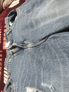 Distressed Wide Leg Jeans combo