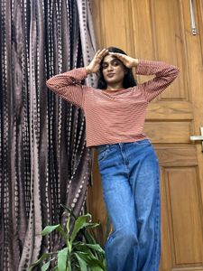 Striped Long Sleeve Top