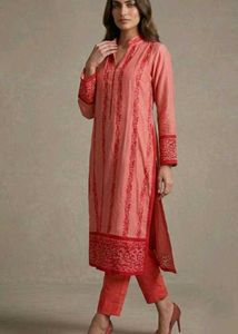 Elegant red suit