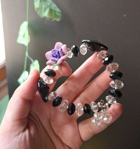 Adjustable crystal bracelet