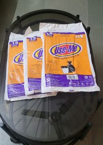 Use-Me Garbage Bags - Pack of 15 Medium