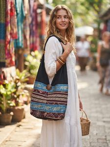New Thailand Elephant Boho Hobo Shoulder Bag