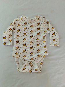 White Printed Bodysuit (Girl's)