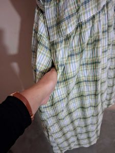 Plaid Pinafore Dress