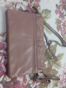 Chic Quilted Clutch Bag with long sling