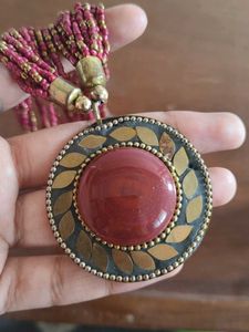 Beaded Pendant Necklace
