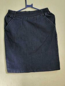 Denim Mini Skirt