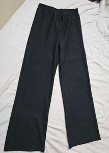 SAVANA Black Wide Leg Casual Pants