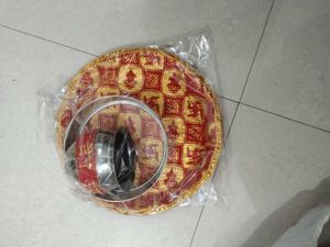 Decorative Pooja Thali Set