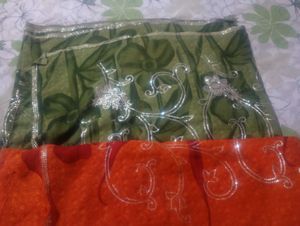 Designer Saree with Embellishments