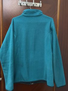 Teal Fleece Jacket - Cozy &amp; Warm