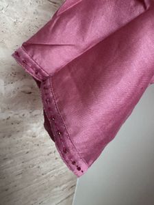 Project Eve - Elegant Pink Embroidered Kurti