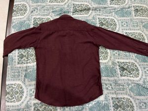 Hancock Burgundy Long Sleeve Shirt