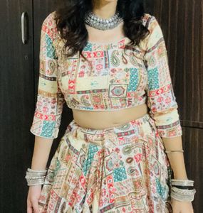 White chaniya Choli | Garba | Navratri