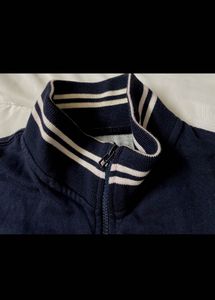 Navy Blue Track Jacket Y2K