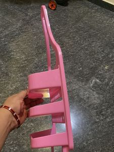 Pink 3-Tier Bathroom Organizer