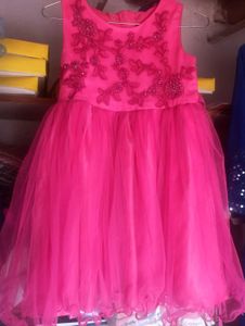 Beautiful Pink Embellished Gown