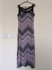 Chevron Maxi Dress