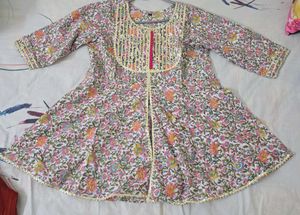 Floral Print Kurta