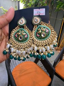 Designer Peacock Jhumka Earrings